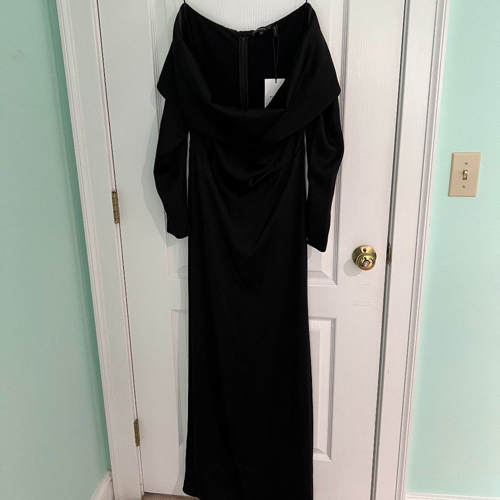Theory Elegant Maxi Off the Shoulder Dress Gown (NWT) - Picture 3 of 11